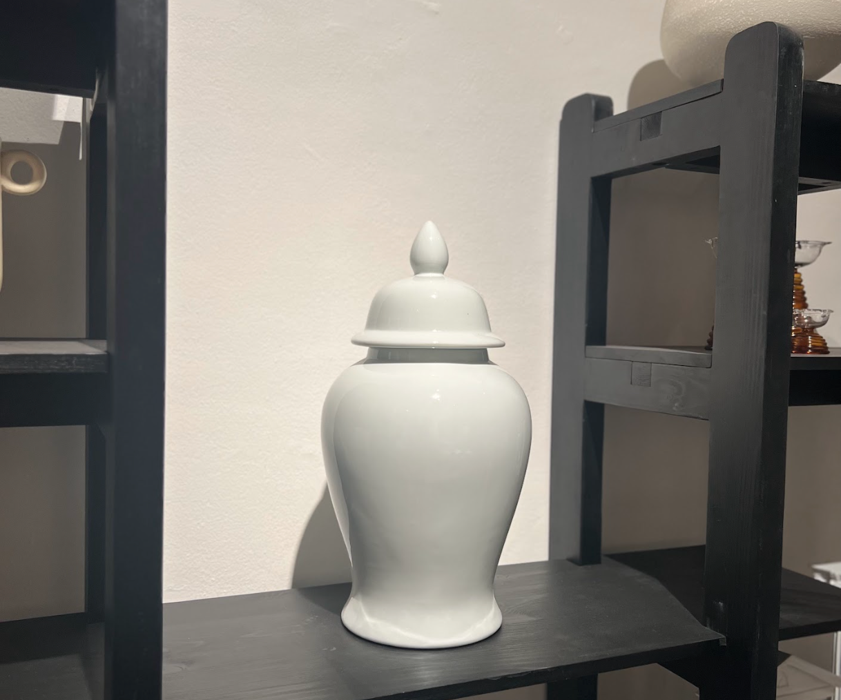 White Ginger Jar