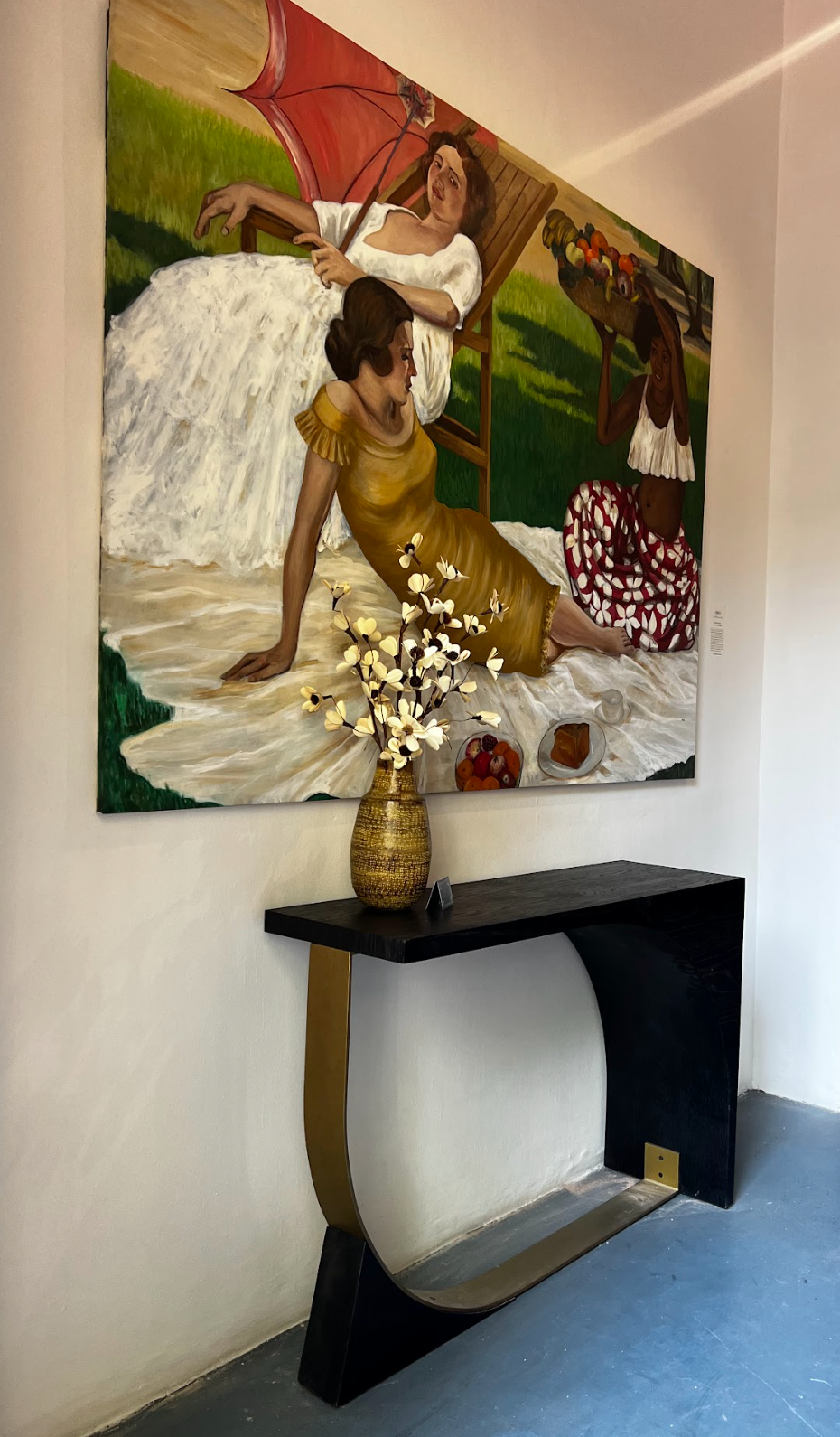 Geometric Console Table