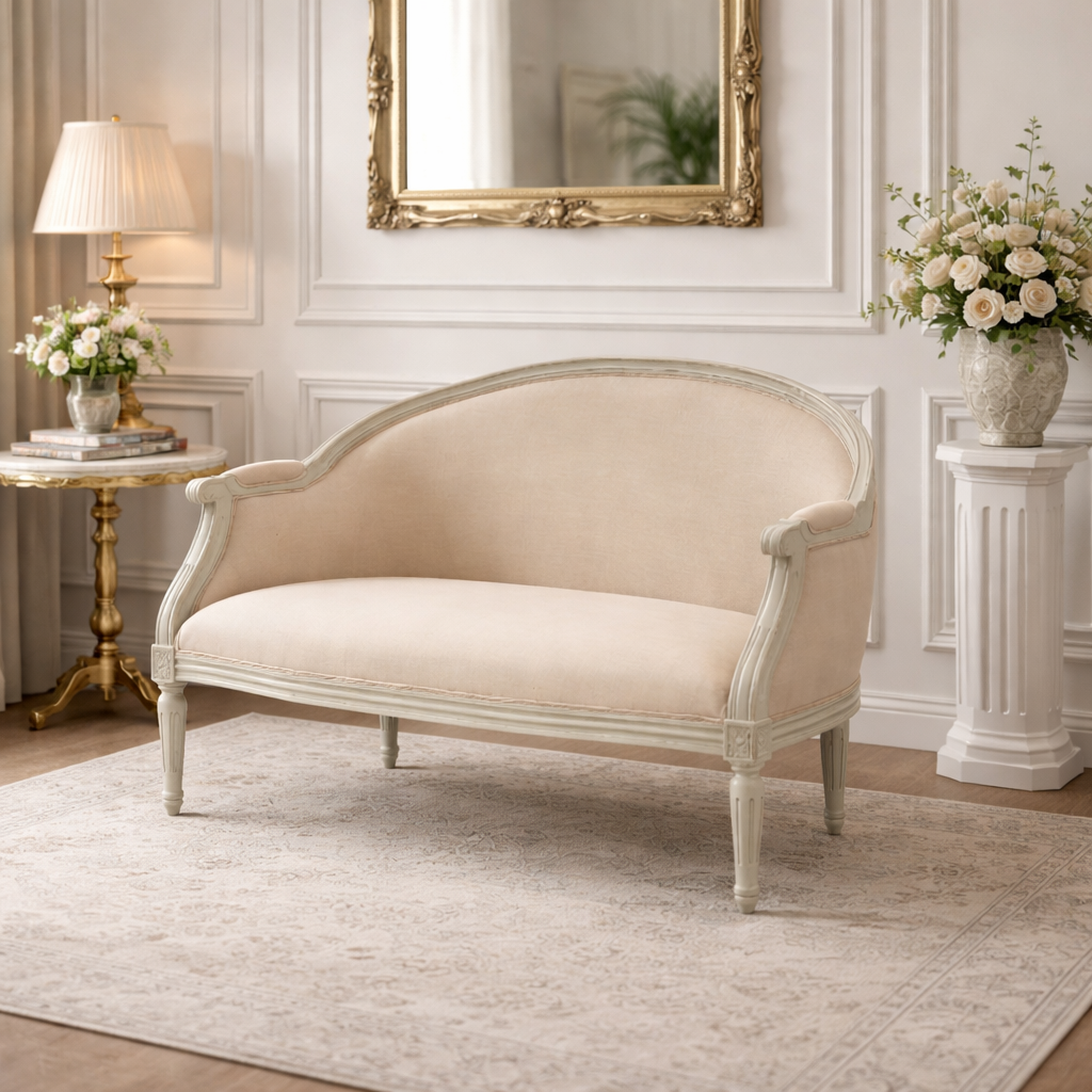 Classic Colonial Sette – handcrafted sofa by Cavalry Lane