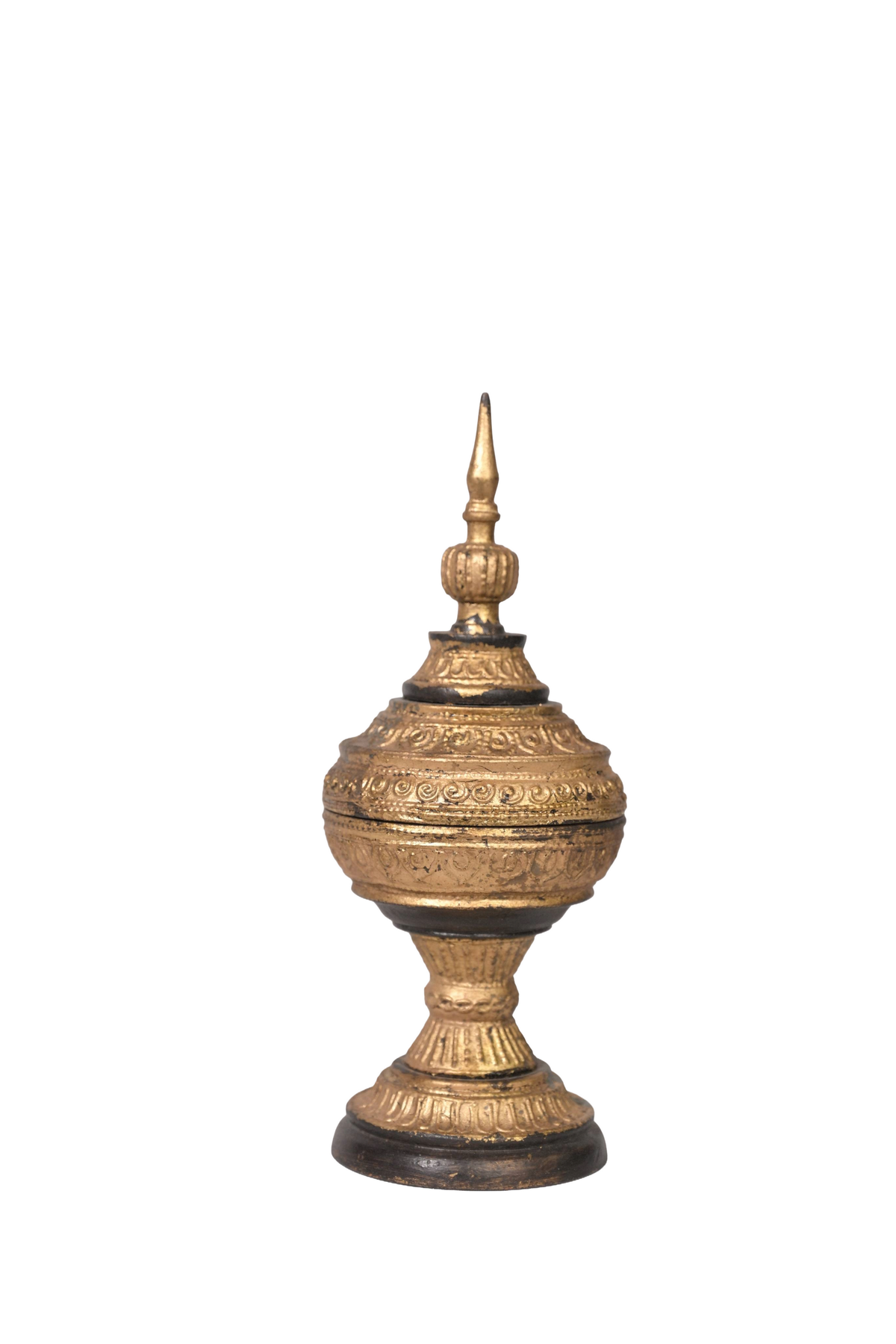 Antique Burmese Gilded Offering Vessel