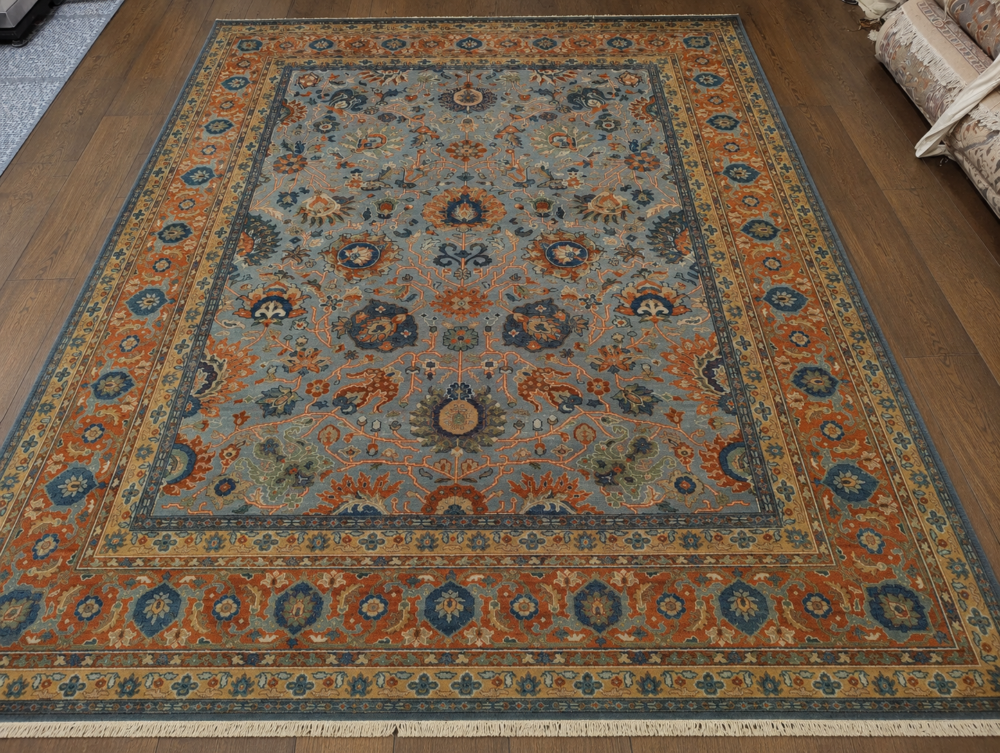 The Persian Sky Handwoven Carpet | Cavalry Lane
