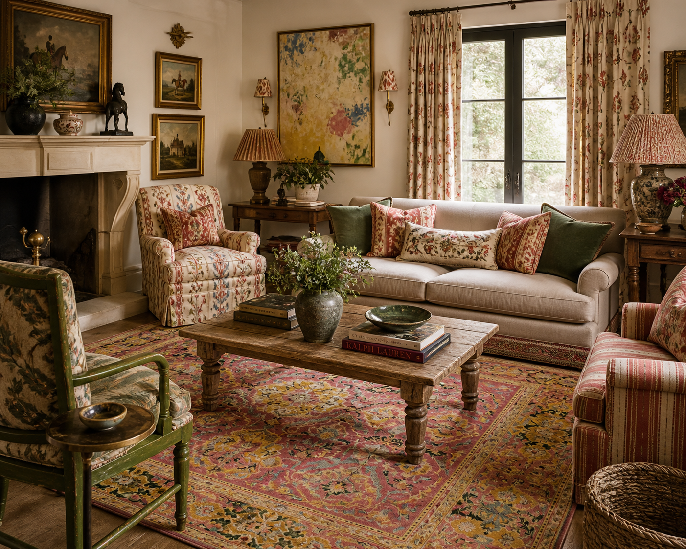Vintage Rangoli Carpet – vintage handwoven Persian carpet by Cavalry Lane