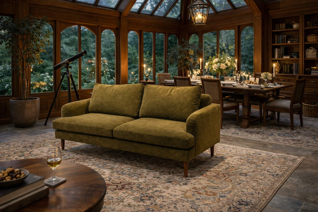 Rowan Two Seater Sofa Set – handcrafted sofa by Cavalry Lane