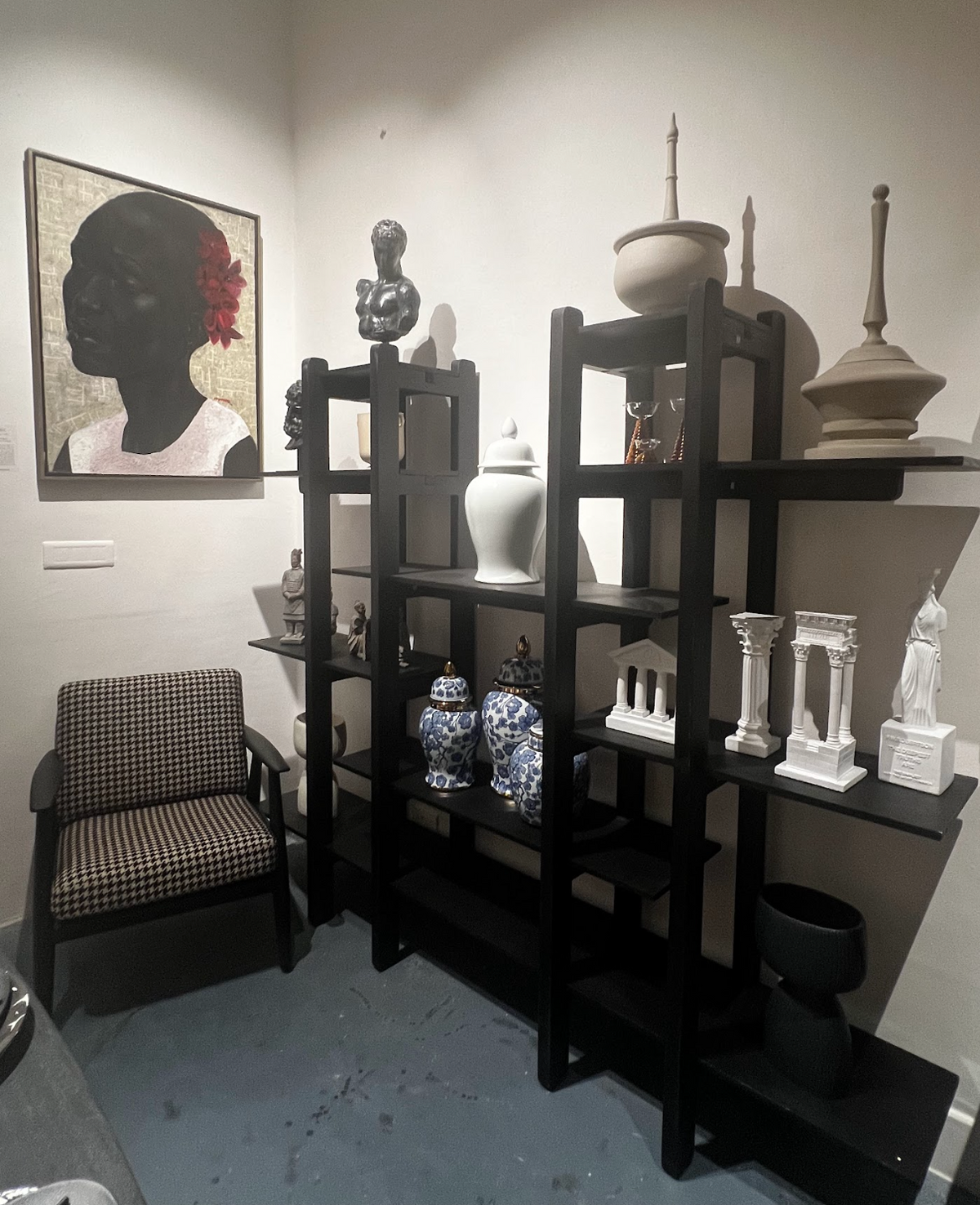 Africa Shelving Unit – handcrafted wooden console by Cavalry Lane – view 2