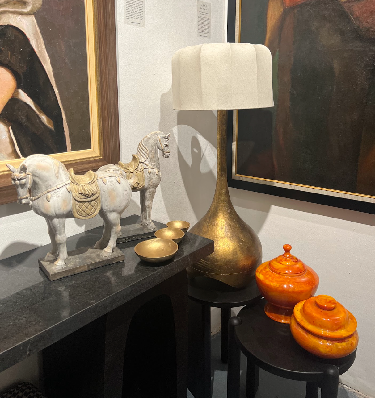 Horse Pair Decor Set