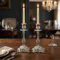 Liora Silver Plated Candle Holders