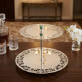 Fretwork Silver Plated Cake Stand