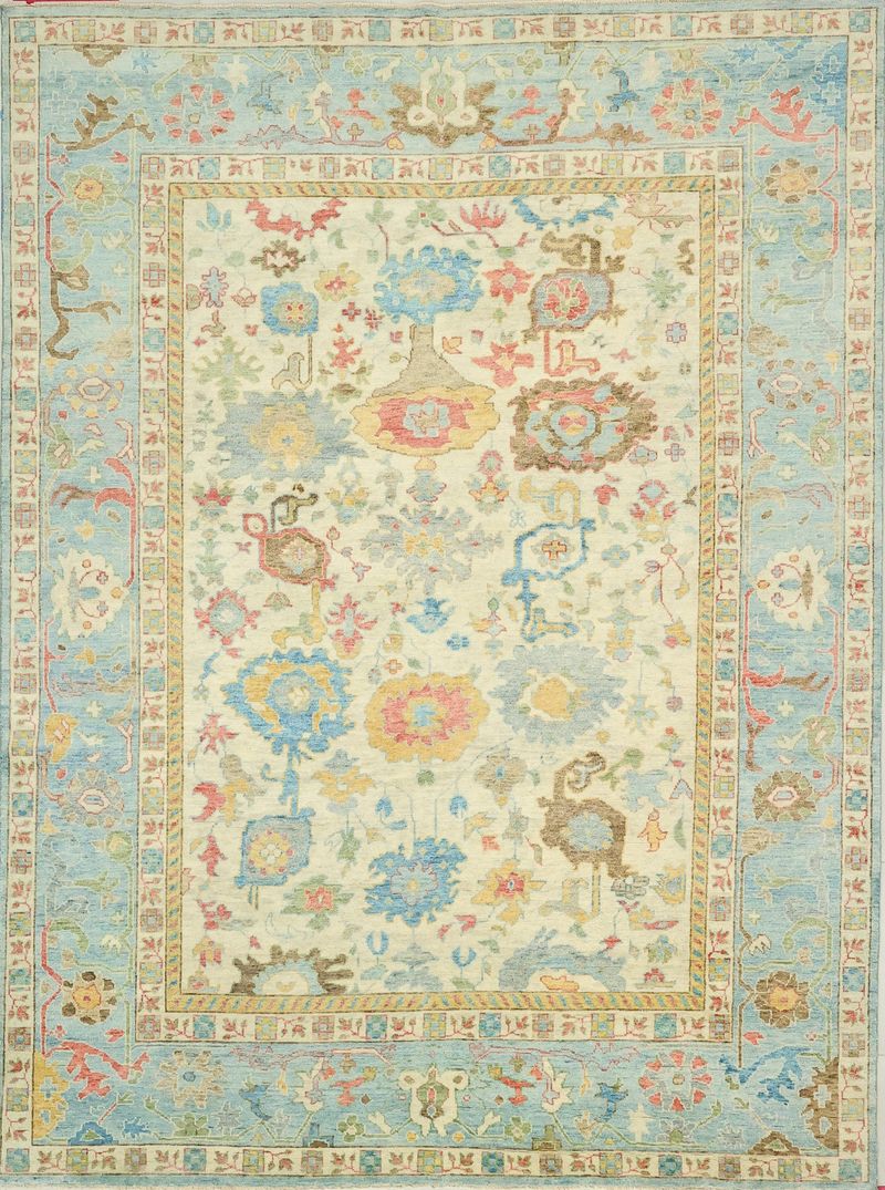 Aurelia Oushak Hand-Knotted Carpet – hand-knotted Oushak rug by Cavalry Lane