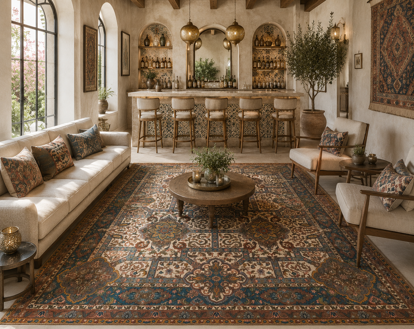Tabriz Garden Carpet