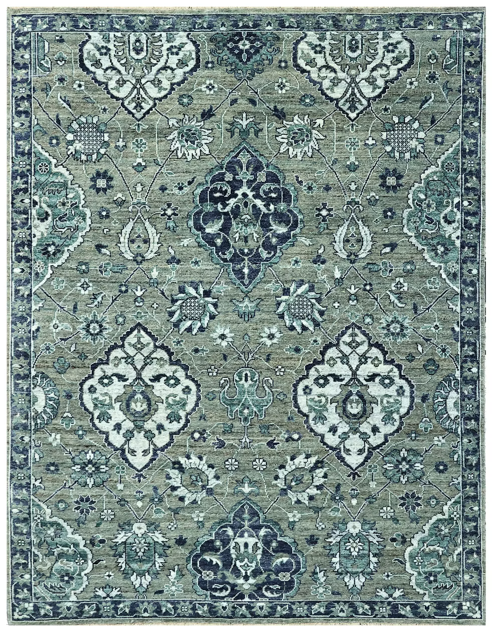 VIREN Hand-Knotted Wool Rug | Persian Weave | Cavalry Lane