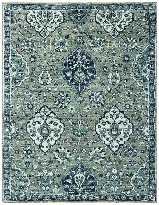 VIREN Hand-Knotted Wool Rug | Persian Weave | Cavalry Lane