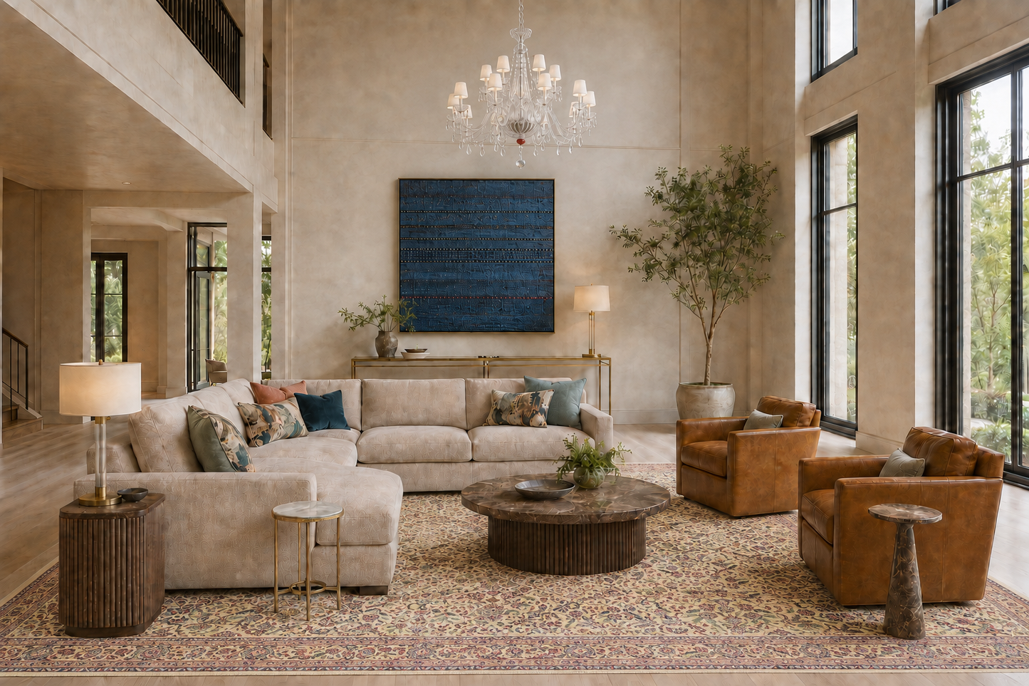 Kashan Carpet in Baby Yellow | Cavalry Lane