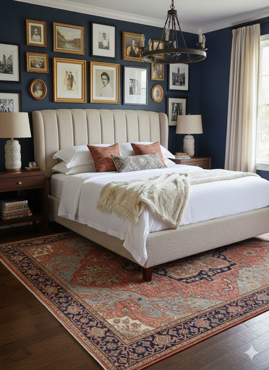 Hand-Knotted Persian Weave Rug Heritage Design | Cavalry Lane