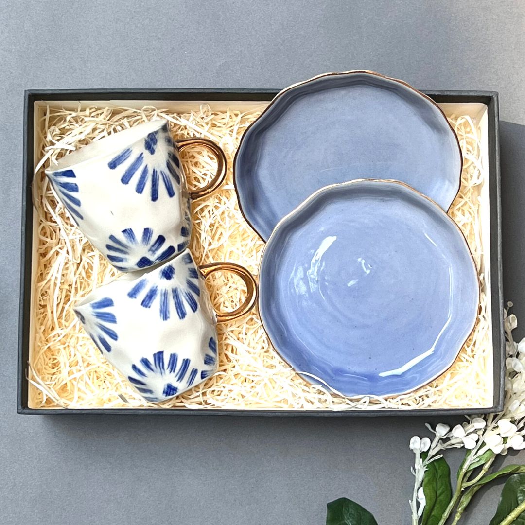 Blue Mug & Tapas Plate Box