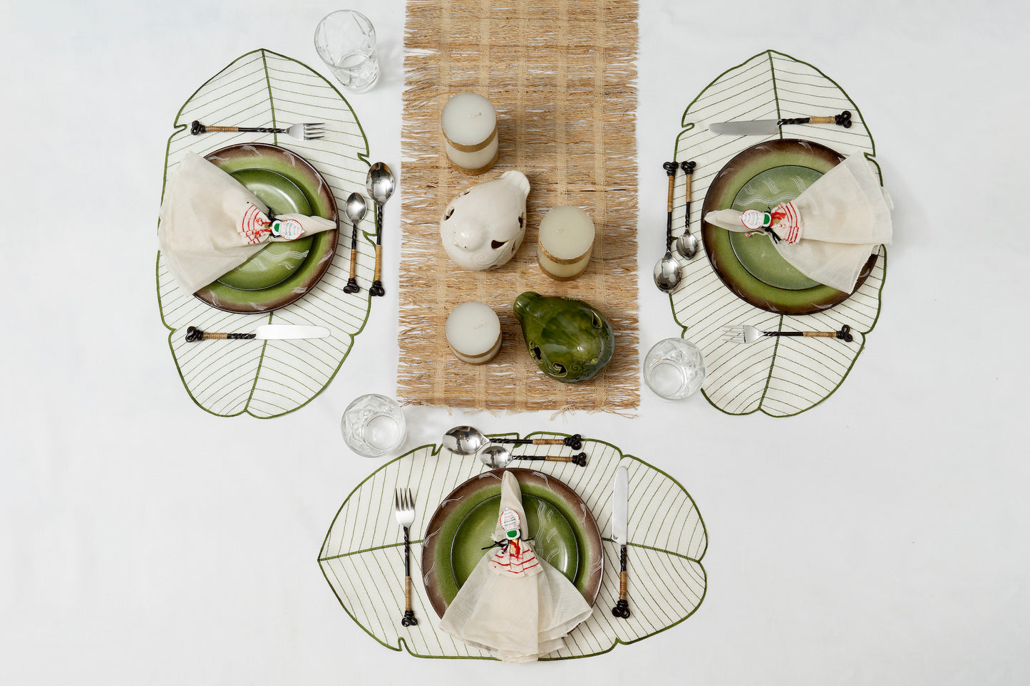 Cream Cotton Silk Napkin Set