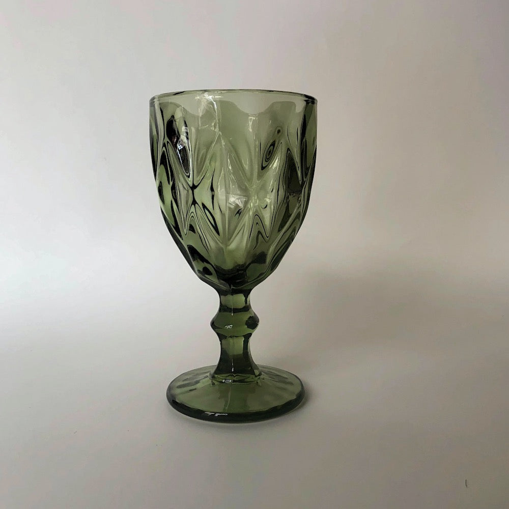 Olive Wine Glass Set