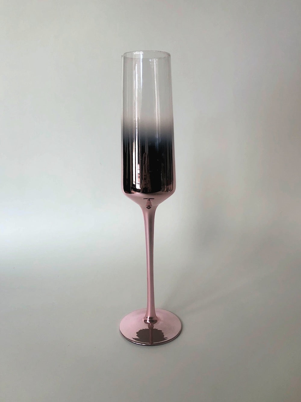 Rose Gilded Champagne Glass Set