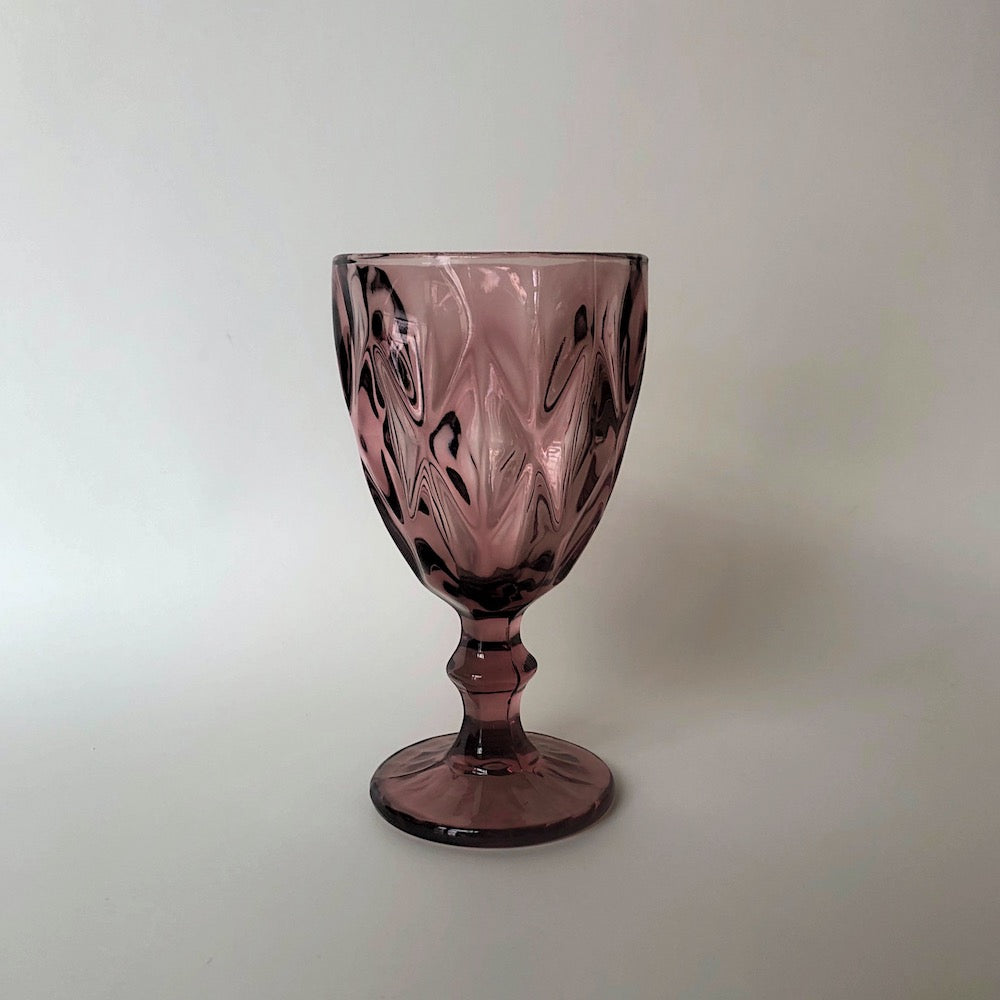 Plum Wine Glass Set