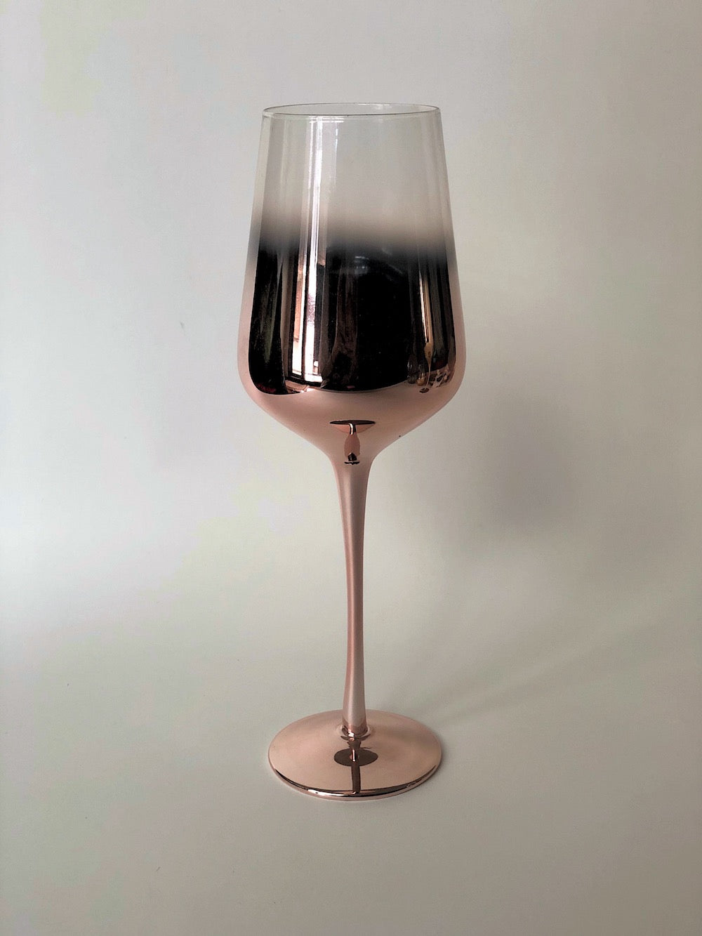 Rose Gold Wine Glass Set